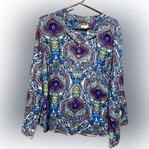 Talbots Paisley Shirt